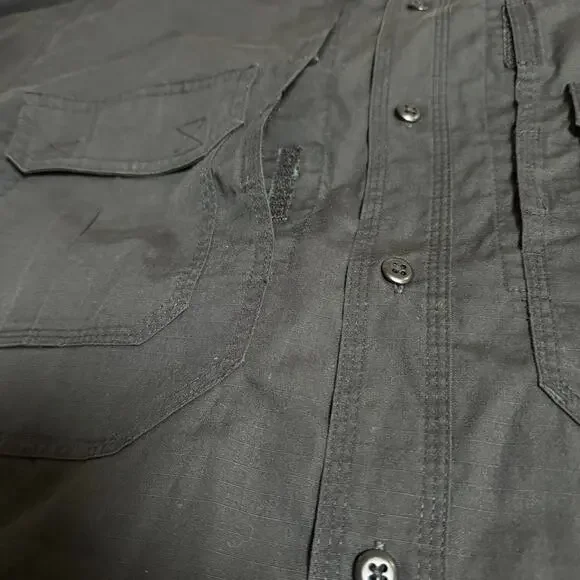 5.11 Tactical Men's Taclite Professional Long-Sleeve Work Shirt, Teflon Treated - Picture 11 of 12